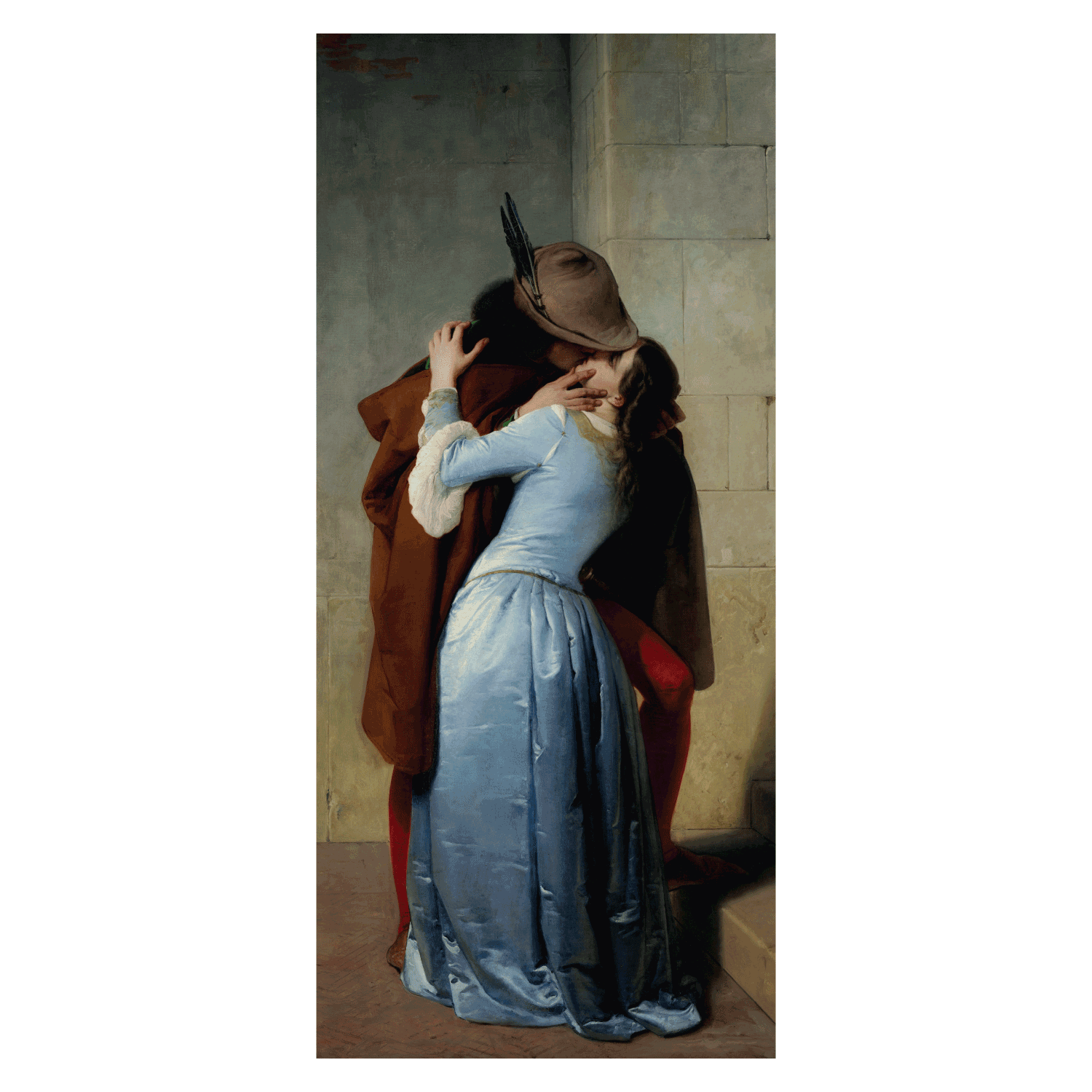  Termoarredo idraulico 120x51 cm interasse mm 50 Modello 'Il bacio di Hayez' Termocrea