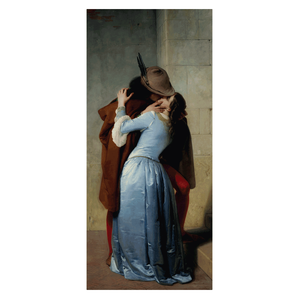  Termoarredo idraulico 120x51 cm interasse mm 50 Modello 'Il bacio di Hayez' Termocrea