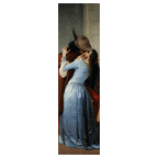  Termoarredo idraulico 200x51 cm interasse mm 50 Modello 'Il bacio di Hayez' Termocrea