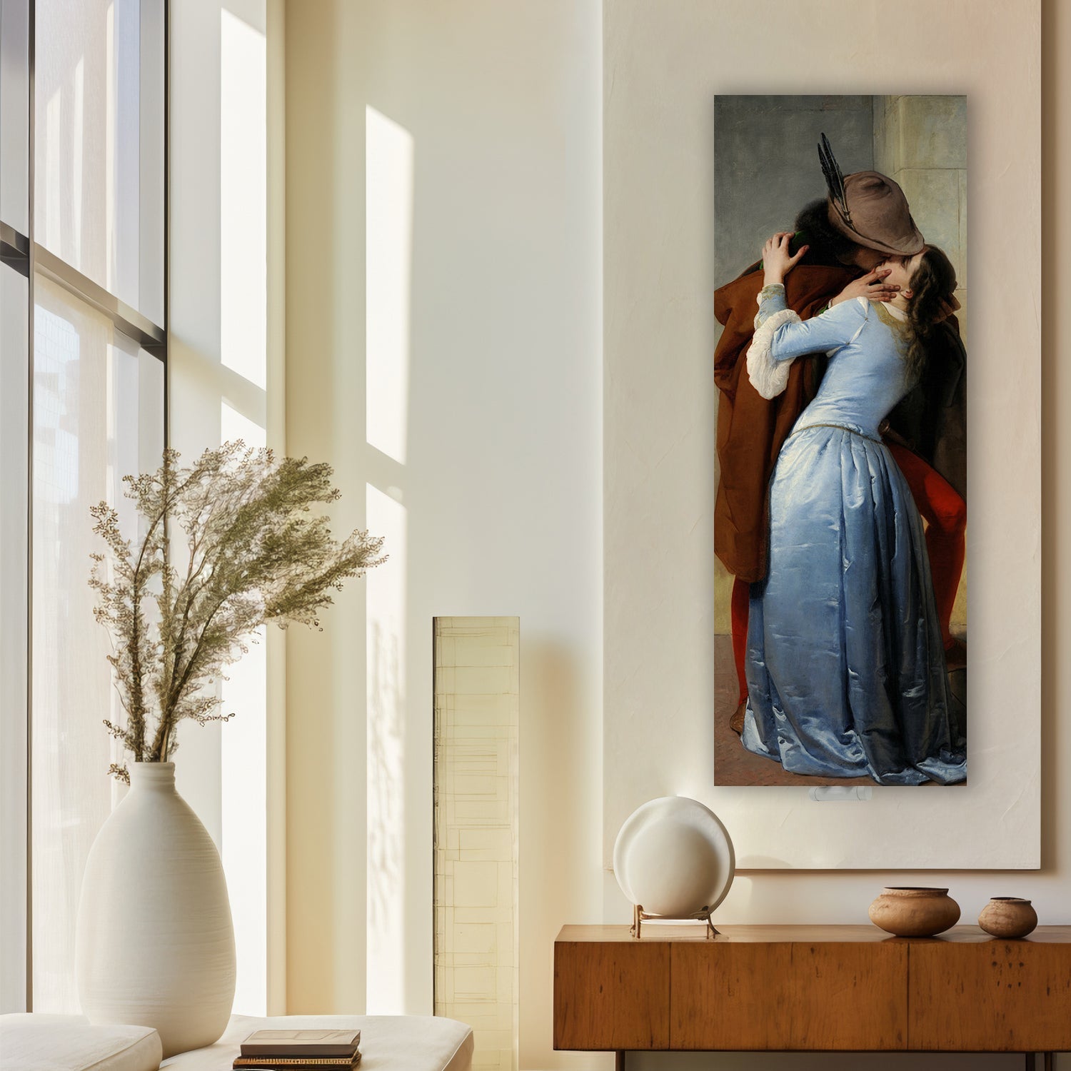  Termoarredo idraulico 180x59 cm interasse mm 50 Modello 'Il bacio di Hayez' Termocrea