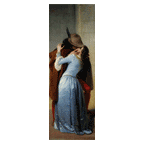  Termoarredo idraulico 180x59 cm interasse mm 50 Modello 'Il bacio di Hayez' Termocrea
