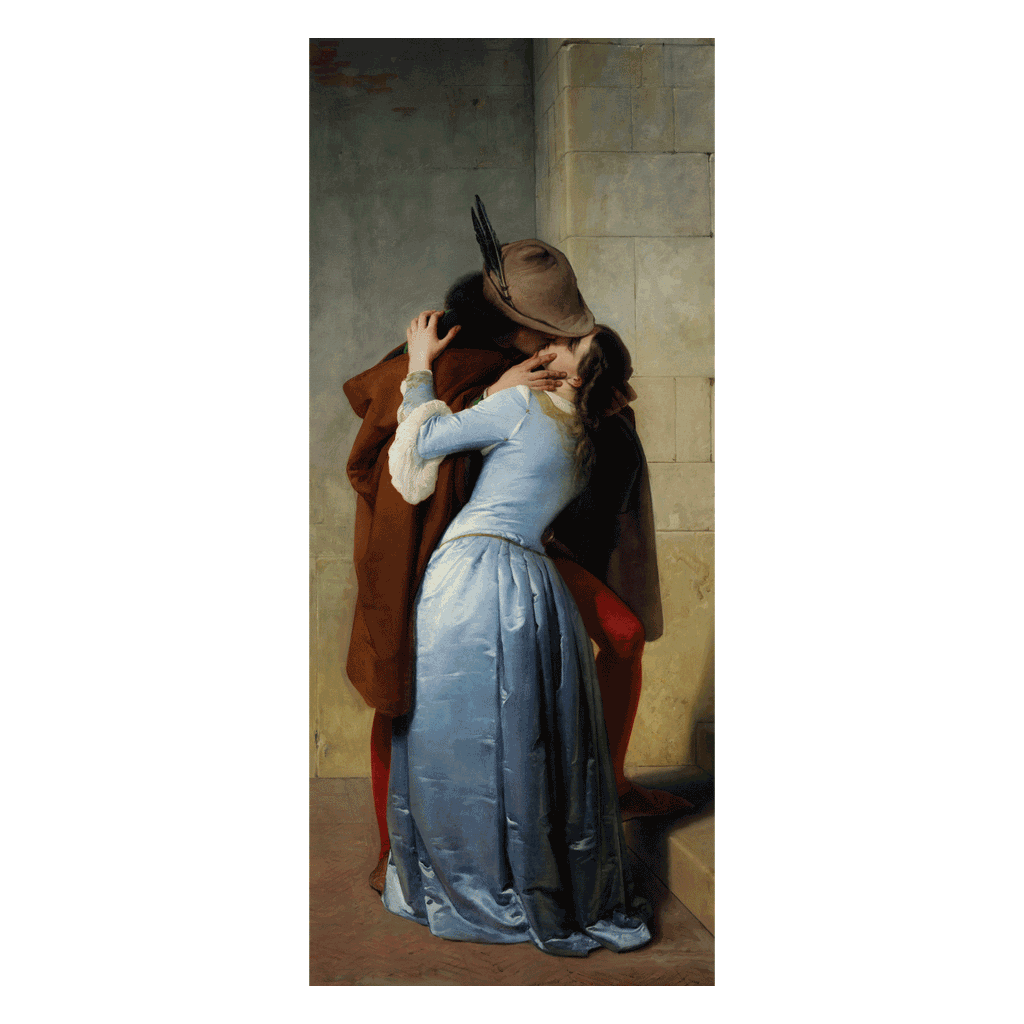  Termoarredo idraulico 180x74 cm interasse mm 50 Modello 'Il bacio di Hayez' Termocrea