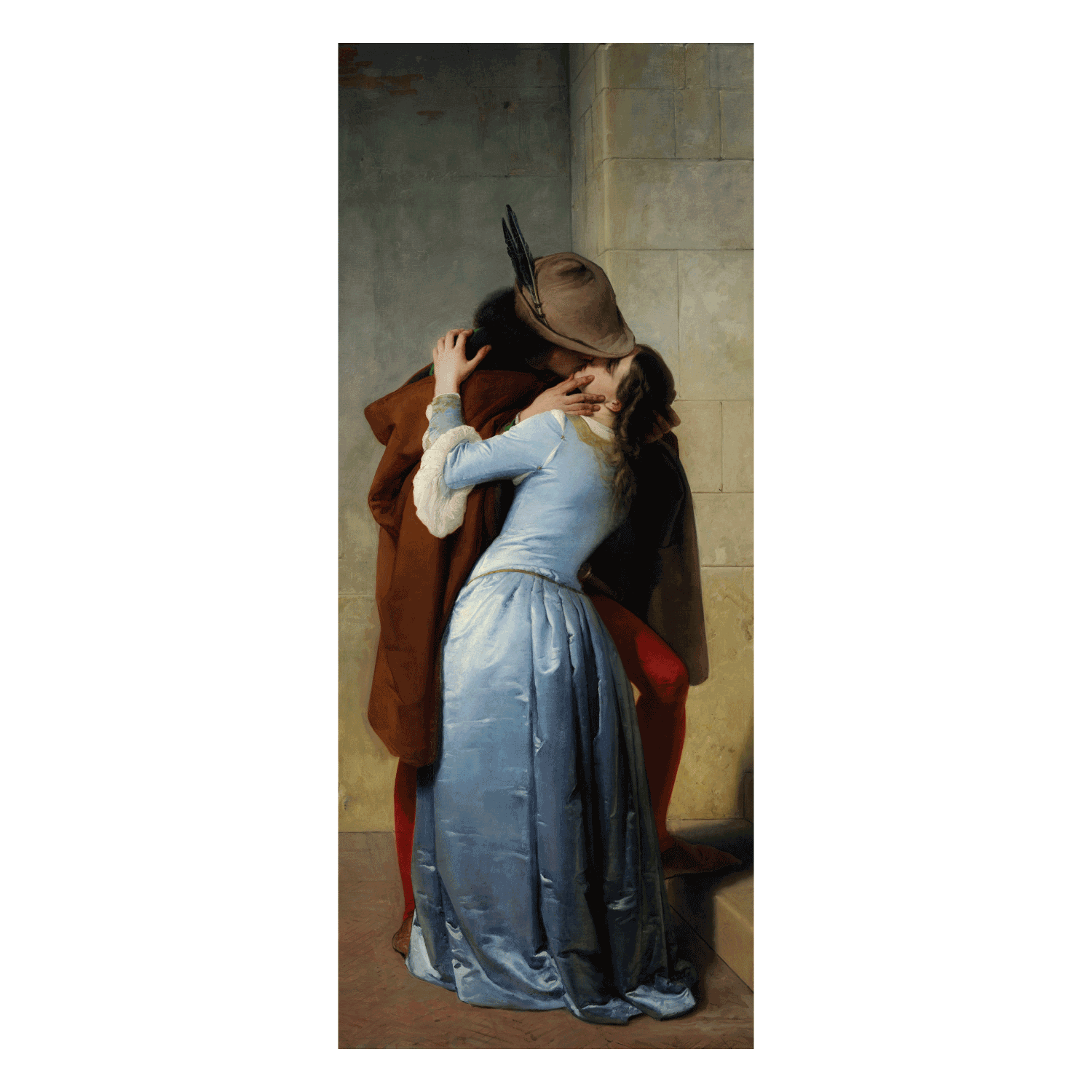  Termoarredo idraulico 150x59 cm interasse mm 50 Modello 'Il bacio di Hayez' Termocrea