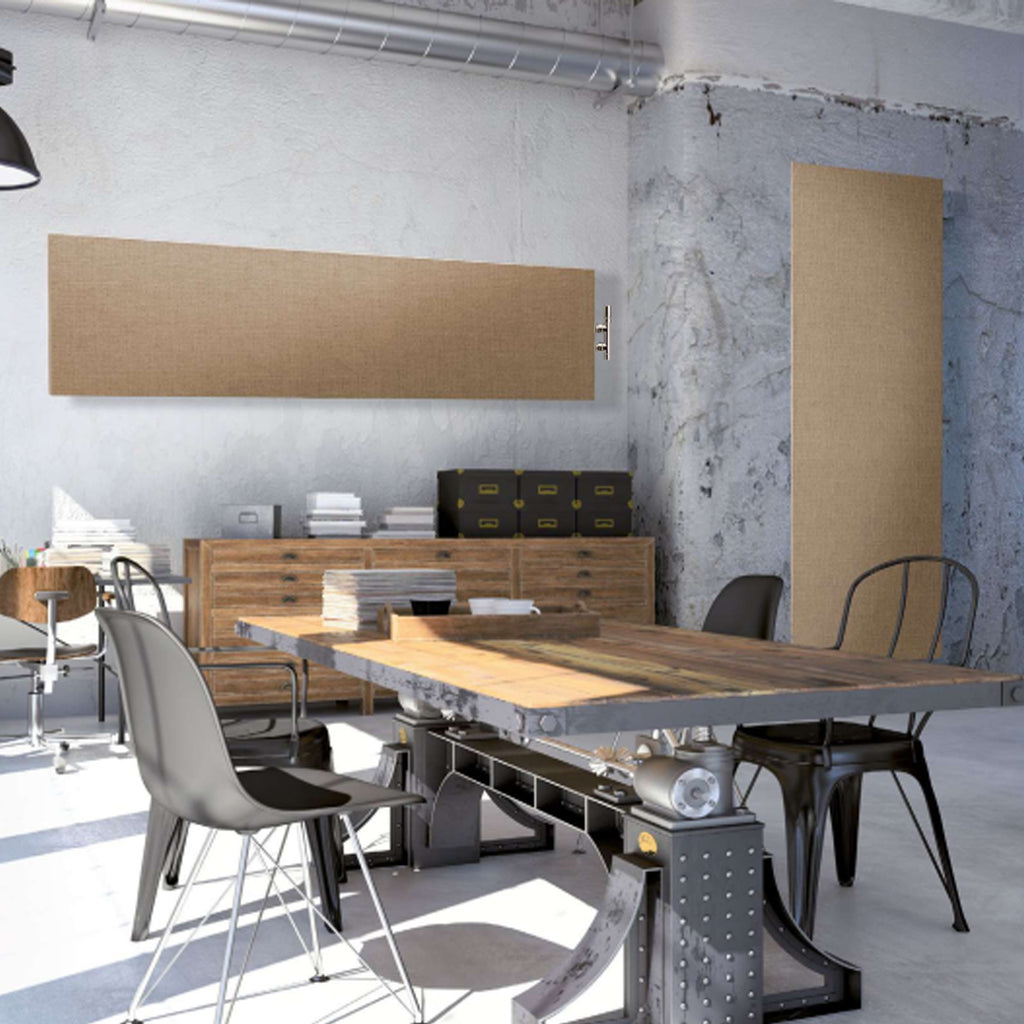 Termoarredo a piastra modello Tessuto 110x30 cm interasse 5 cm - Bianco