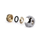 Kit 2 raccordi in ottone per tubo in multistrato 16 mm x 24/19"