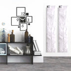 Termoarredo elettrico a piastra modello Ginko 180x30 cm - Bianco