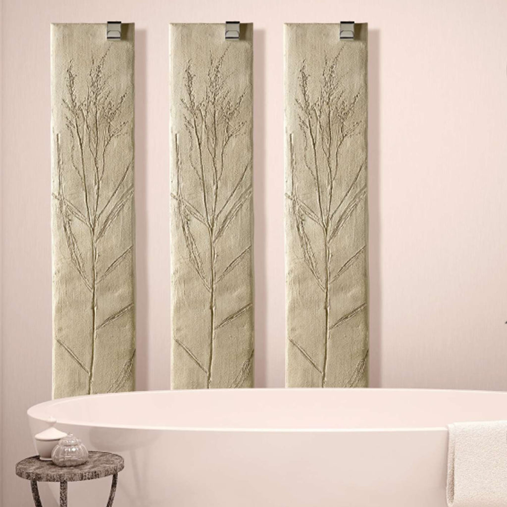 Termoarredo elettrico a piastra modello Ginko 180x30 cm - Bianco