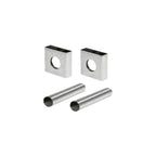 Kit copritubo Quadro per radiatori e termoarredo Diametro interno 16 - Cromo