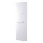 Radiatore termoarredo a pannello verticale con barre portasalviette CSRadiators modello Abbraccio - Bianco