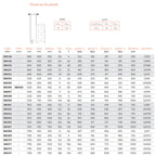 Termoarredo scaldasalviette in acciaio verniciato bianco 1230x500 interasse 450 Lazzarini Roma 605 Watt