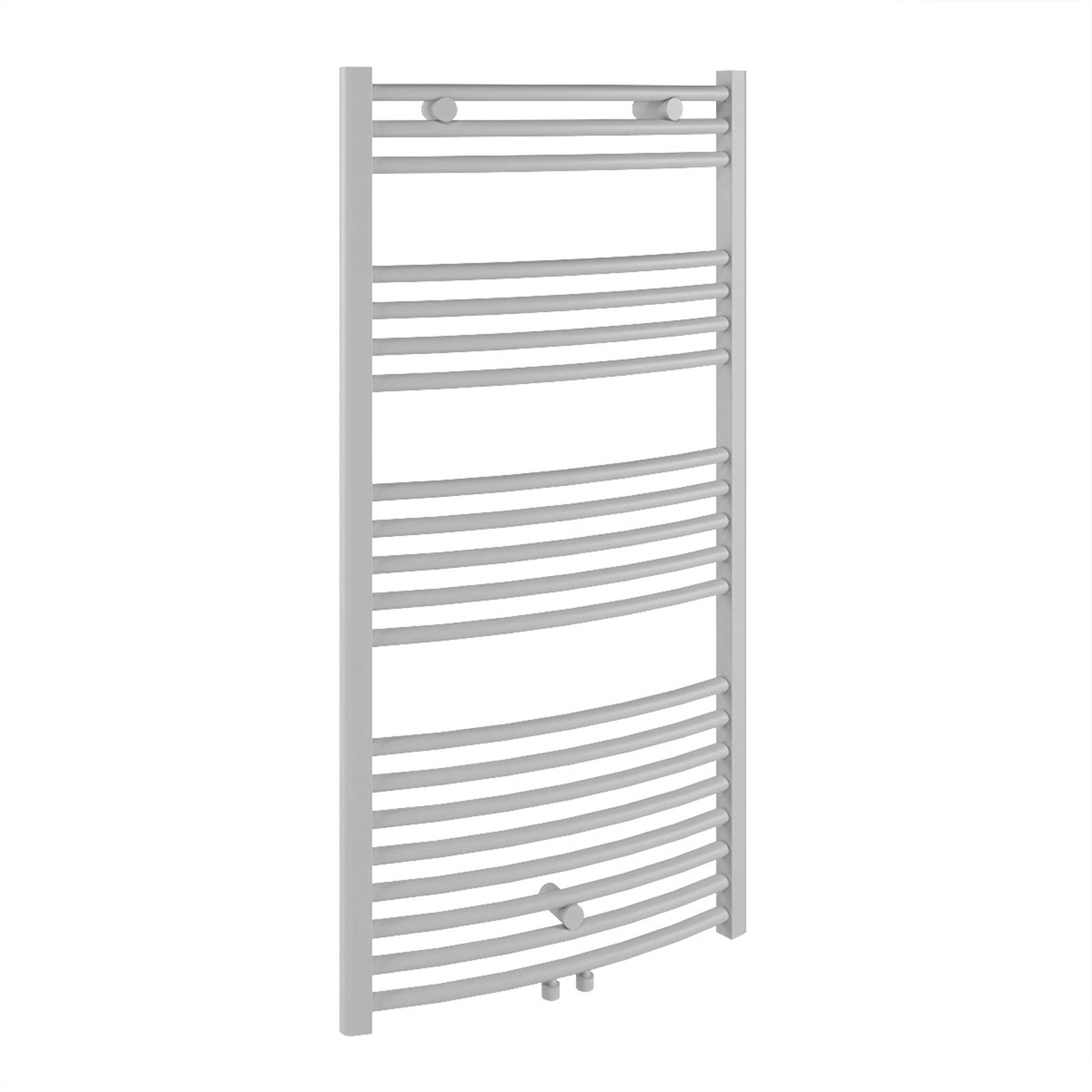 Termoarredo idraulico curvo 1188x500 bianco Lazzarini Bolzano 496 watt