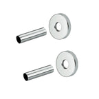 Kit copritubo per radiatori e termoarredo di qualsiasi interasse cromo lucido