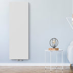 Termoarredo idraulico a piastra verticale modello TermoCrea Bianco 2000x585 mm interasse 50 mm By Scirocco