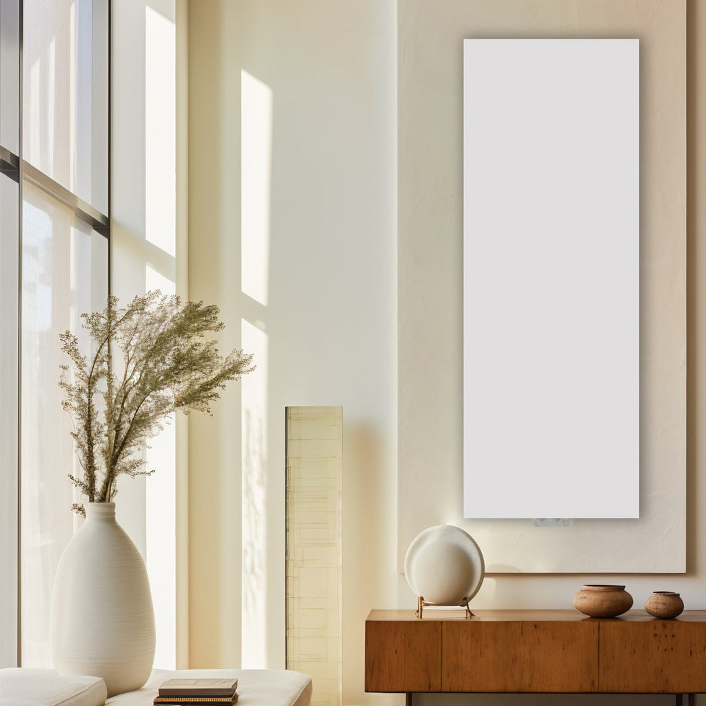  Termoarredo idraulico a piastra verticale modello TermoCrea Bianco 2000x585 mm interasse 50 mm By Scirocco