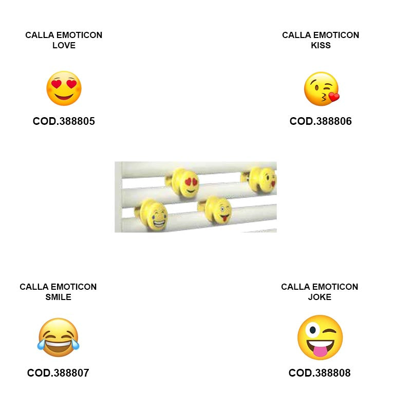 Appendino abs giallo Lazzarini Calla Emoticon Love