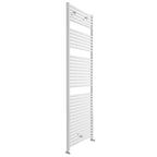 Termoarredo scaldasalviette in acciaio verniciato bianco 1230x500 interasse 450 Lazzarini Roma 605 Watt
