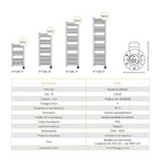 Termoarredo elettrico bianco mm 1600x500 Lazzarini E-Bolzano 750 watt con termostato