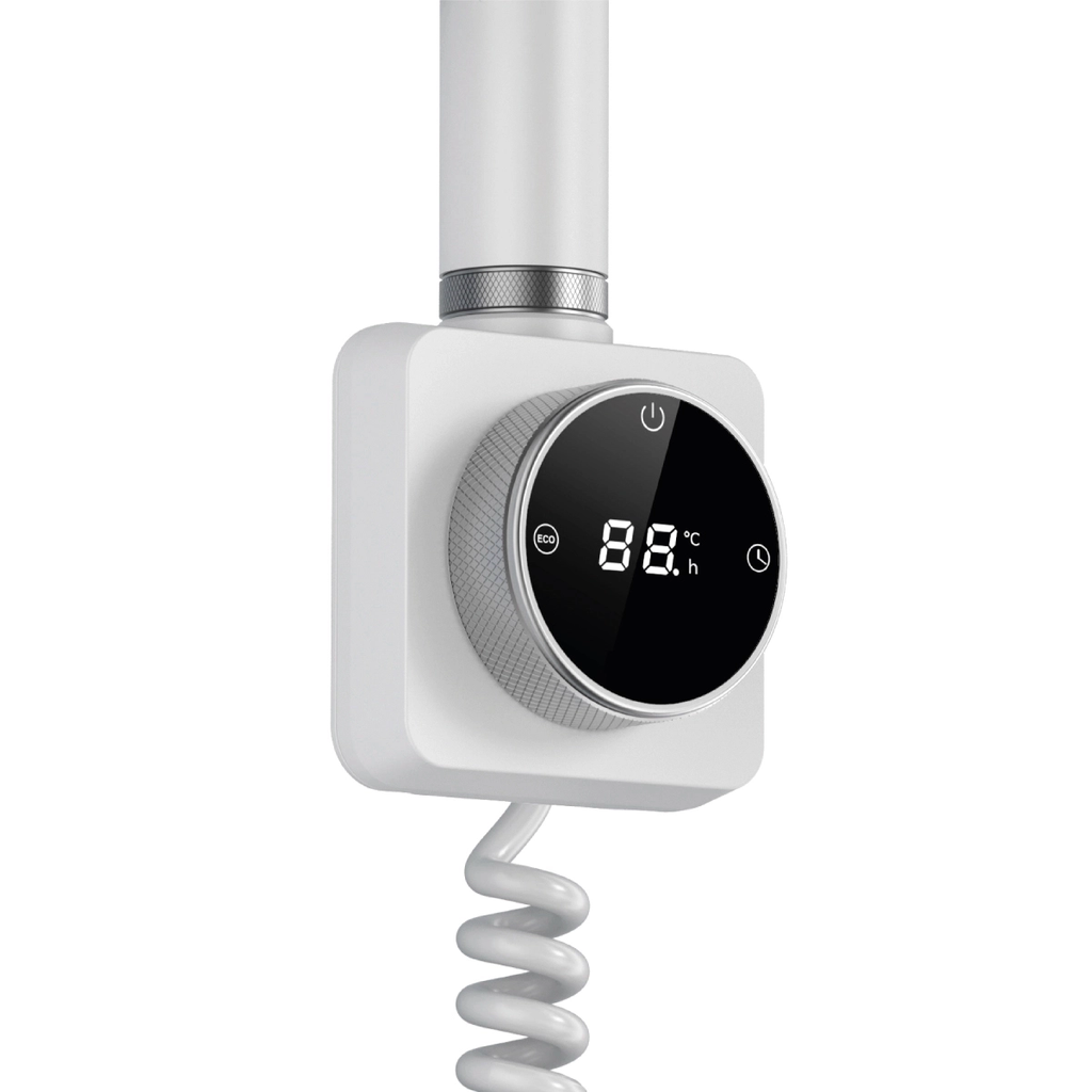 Termoarredo scaldasalviette da bagno elettrico con Termostato Digitale 700x500 con potenza di 300 Watt  Collezione vialis