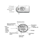 Termoarredo elettrico bianco Lazzarini E-Garda a 25 tubi resistenza 600 watt