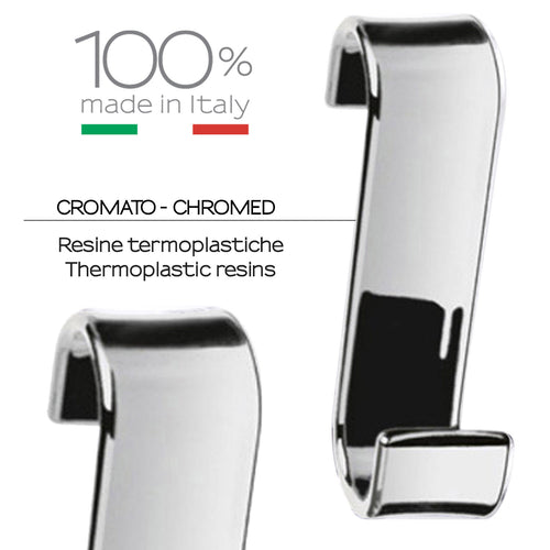 2025-13 - Appendino per termoarredo modello Merlino Gedy- Finitura Cromata