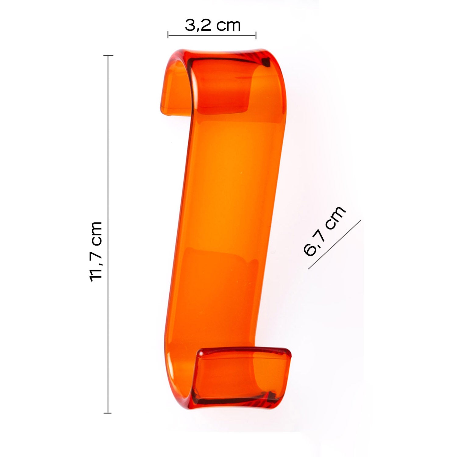 2025-P4 - Appendino per termoarredo modello Merlino Gedy- Finitura Arancione