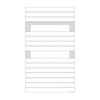 Termoarredo idraulico modello Torino 952x550 dritto - Quarzo