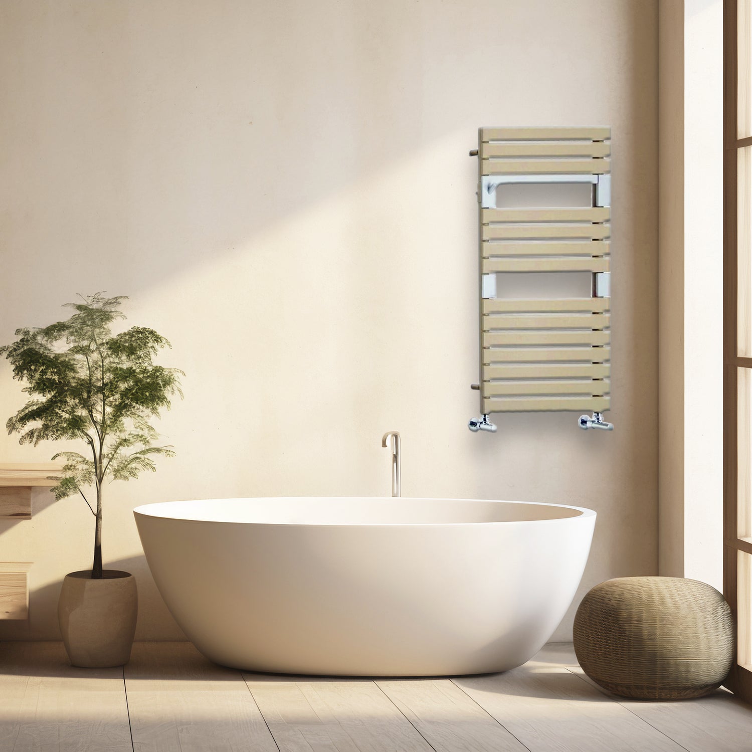 Termoarredo idraulico modello Torino 952x550 dritto - Quarzo